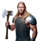 Hacha vikinga dios del trueno