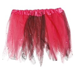 Tutu infantil brillante rosa y negro 30 cm infantil-El Informal Santander