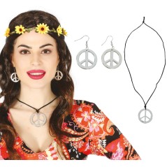 Conjunto hippie pendientes y collar-El Informal Santander