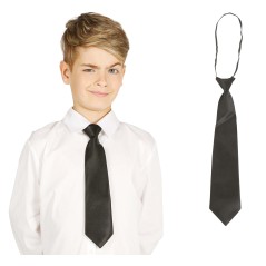 Corbata negra infantil para niño 30 cm-El Informal Santander