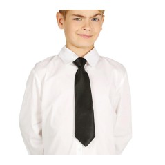 Corbata negra infantil para niño 30 cm