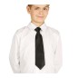 Corbata negra infantil para niño 30 cm