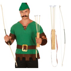 Arco de 105 cm con 3 flechas robin hood-El Informal Santander