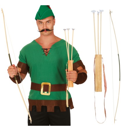 Arco de 105 cm con 3 flechas robin hood-El Informal Santander