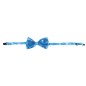 Pajarita azul cielo lentejuelas 12 cm