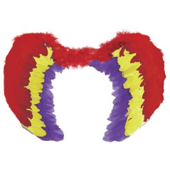 Alas plumas multicolor arco iris orgullo 80x50 cm- El Informal Santander
