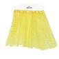 Tutu infantil amarillo con brillantina para niña 31 cm