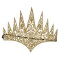 Diadema reina malvada en color oro malefica