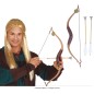 Arco medieval 58 cm con dos flechas