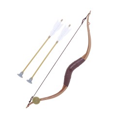 Arco medieval 58 cm con dos flechas-El Informal Santander
