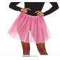 Tutu rosa mujer falda tul 40 cm