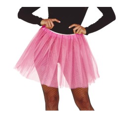 Tutu rosa mujer falda tul 40 cm