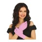 Guantes rosa cortos 20 cm