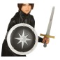 Escudo medieval de 35 cm y espada 50 cm medieval infantil