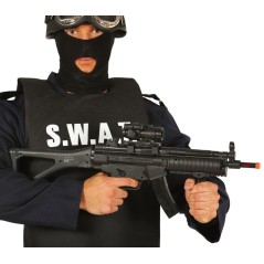 Fusil de asalto de 66 cm SWATS juguete plastico