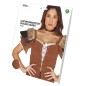 Chaleco  aladeana o vikinga para mujer simil cuero