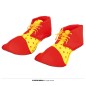 Zapatos rojos de payaso para hombre adulto 36 cm