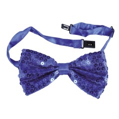 Pajarita azul lentejuelas 12 cm-El Informal Santander