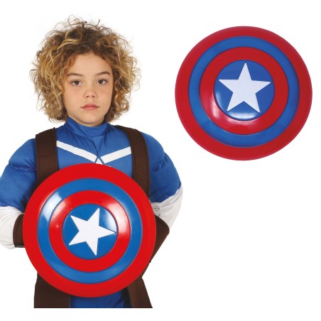 Escudo superheroe con estrella 32 cm infantil para niño-El Informal Santander