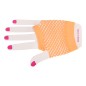 Guantes malla naranja rejilla cortos 11 cm