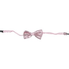 Pajarita rosa lentejuelas 12 cm-El Informal Santander