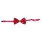 Pajarita fucsia lentejuelas 12 cm