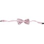 Pajarita rosa lentejuelas 12 cm