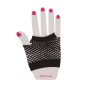 Guantes malla negros rejilla cortos 11 cm