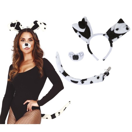 Conjunto diadema orejas y cola de dalmata-El Informal Santander