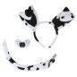 Conjunto diadema orejas y cola de dalmata