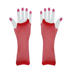 Guantes malla rojos 26 cm rejilla-El Informal Santander