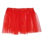 Tutu infantil rojo 31 cm para niña