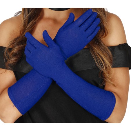 Guantes azul marino largos 42 cm-El Informal Santander