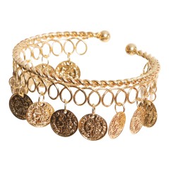 Pulsera monedas zingara o bailarina arabe-El Informal Santander