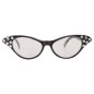 Gafas años 60 negras secretaria