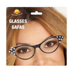 Gafas años 60 negras secretaria-El Informal Santander online