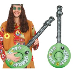 Banjo hinchable guitarra hippy flower-El Informal Santander