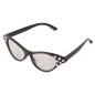 Gafas años 60 negras secretaria