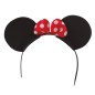 Diadema ratoncita minnie con lazo