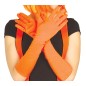 Guantes naranja neon 42 cm largos