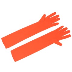 Guantes naranja neon 42 cm largos-El Informal Santander