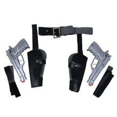 Cartuchera doble con pistolas-El Informal Santander