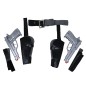 Cartuchera doble con pistolas