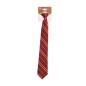 Corbata mago roja rayas 45 cm harry