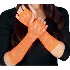 Guantes malla naranja neon rejilla cm-El Informal Santander