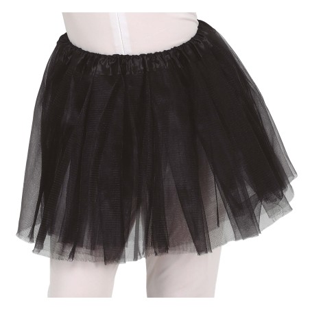 Tutu infantil negro 30 cm para niña-El Informal Santander