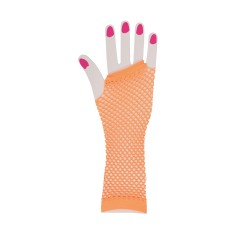 Guantes malla naranja neon rejilla cm-El Informal Santander