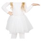 Tutu infantil blanco 30 cm para niña