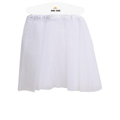 Tutu infantil blanco 30 cm para niña-El Informal Santander