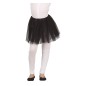 Tutu infantil negro 31 cm para niña